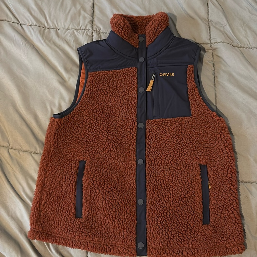 Orvis women’s Mad River Snap vest, size extra small